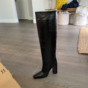 Paris Texas Knee High leather boots